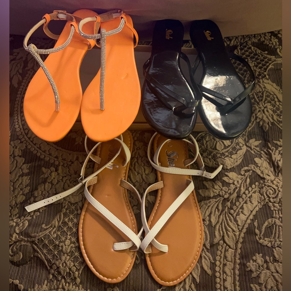 Three (3) Pair Sandal Bundle